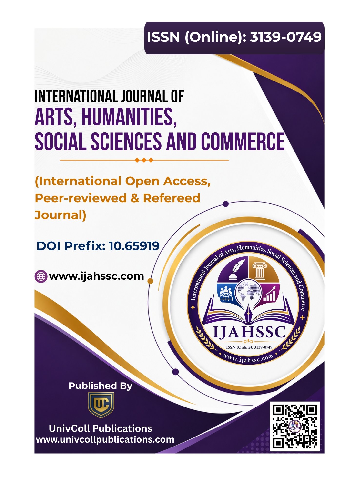 IJAHSSC Current Issue Cover Page